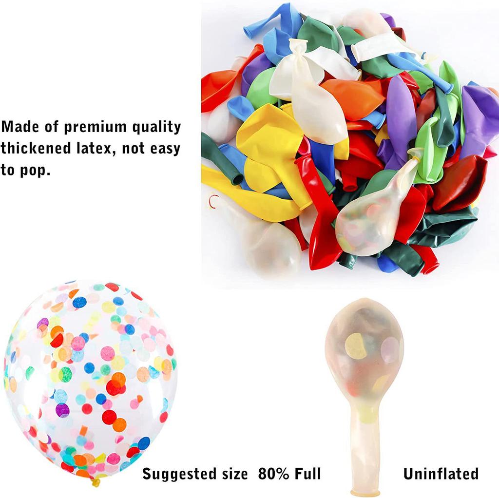 Rainbow Balloon Chain Set for Kids' First Birthday, Kindergarten Graduation, and Back-to-School Decoration