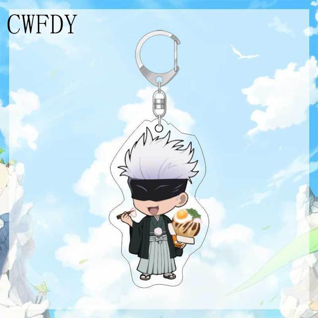 Anime Geto Suguru Ryomen Sukuna Fushiguro Toji Nanami Kento Okkotsu Yuta Inumaki Toge Acrylic Keychains Pendants Figure Toy Gift