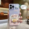 Stereoscopic cartoon suitable for Samsung S25FE photo puppy mobile phone case A54 cute girl Xcover5 piggy