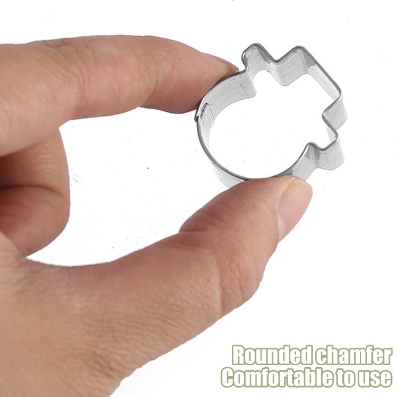 20Pcs Durable Stainless Steels Holiday Christmas Cookie Molds Assorted Shape For Festives Baking And Family Activity