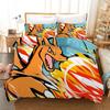 Cartoon Charmander Bedding Sets Comforter Quilt Bed Cover Charizard Duvet Cover PillowCase Kids Adult Size Home Textiles