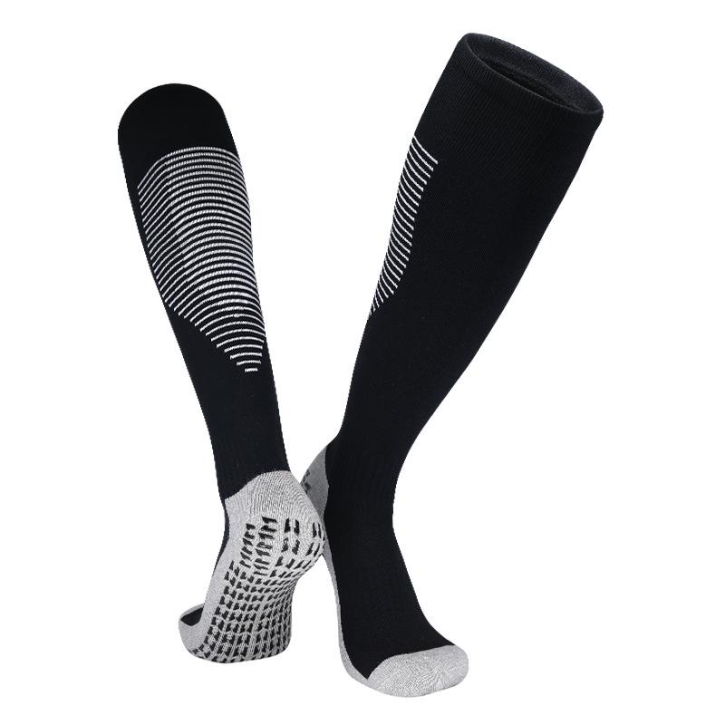 Long Tube Professional Football Socks Men'S Thickened Towel Bottom Point Rubber Socks Sweat-Absorbing And Breathable High Tube Training Non-Slip Socks