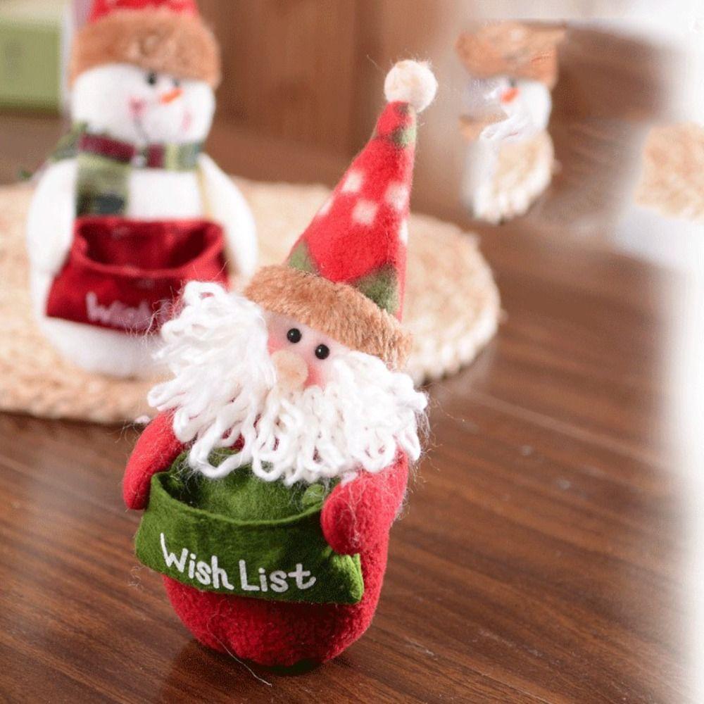Accessories Christmas Tree Christmas Pendant Snowman Dolls Stuffed Toy Christmas Decoration