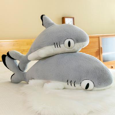 Shark Cat Stuffed Toy Doll Soft 2-in-1 Plush Plushie Stuffed Animal Prop Holiday Decorative Bedroom Sofa