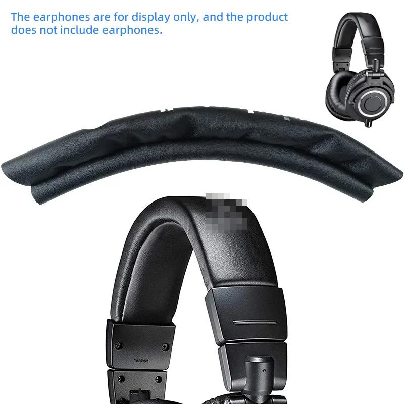 Headband Pad Replacement, Soft Cushion Cover for Audio-Technica ATH-M50X M40 M30 M20X Headphones, Repair Accessories