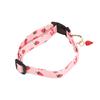 Fruit Pattern Pet Dog Collar Cute Strawberries Print Dog Collar Soft Comfortable Dog Necklace Daily Walk Adjustable Cat Collar