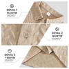 Men's Summer New Casual Loose Lapel Jacquard Men's Short-sleeved Olo Shirt Set