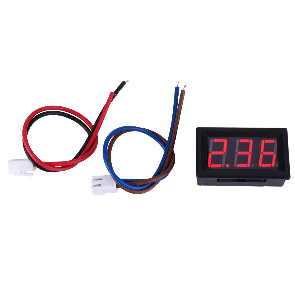 

0.56 in Two cable Digital DC Current Display Panel 010A Ammeter Red