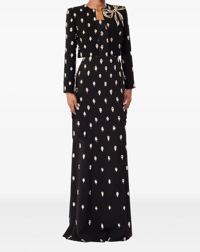 European & American Luxury Beaded Strapless Long Dress with Short Jacket, 2026 Early Spring Collection