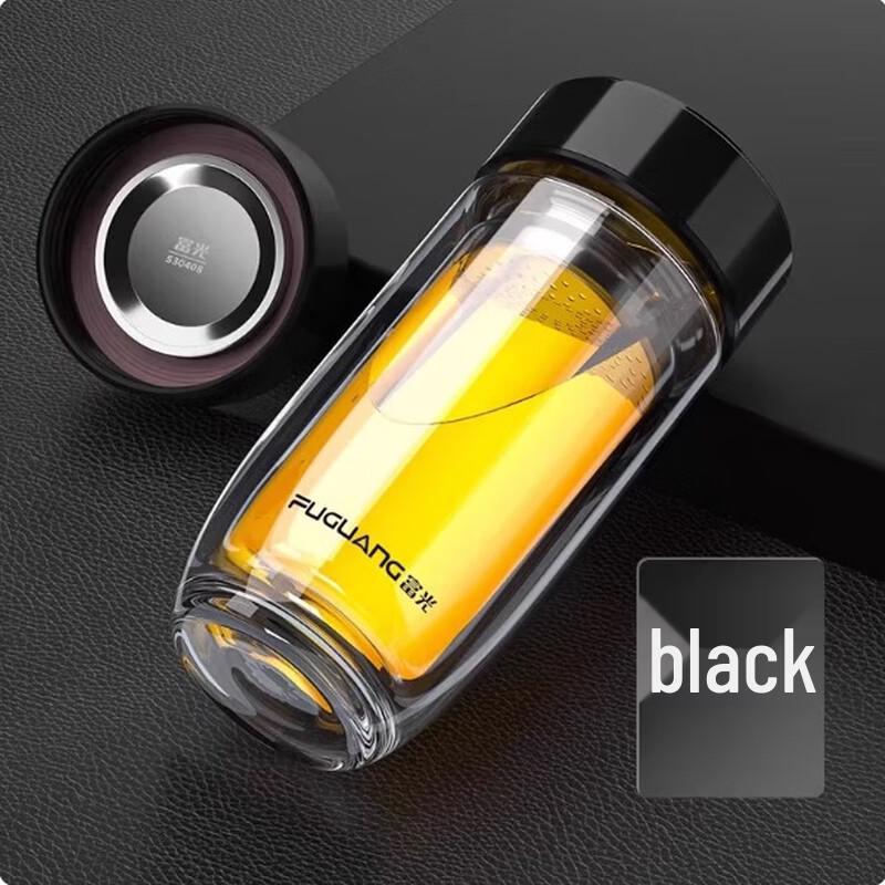 Fuguang G2132 Double-Layer Glass Tea Infuser Cup