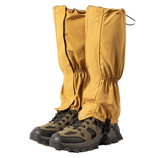 

1 Pair Outdoor Leg Gaiter Adjustable Men Women Hiking Climbing Skiing Hunting Sand Guard Snow Boot Shoe Gaiter Leg Protector Cover жёлтый