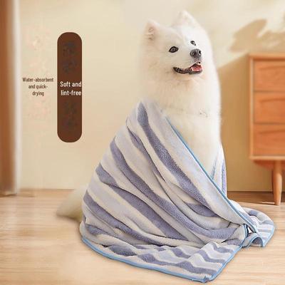 Accappatoio per animali domestici super assorbente ad asciugatura rapida per gatti e cani - Asciugamano spesso