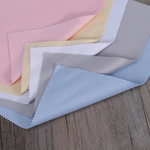 ULTNICE Microfiber Musical Instrument Cleaning Cloths, 5-Piece Set (Pink, White, Gray, Blue, Yellow)