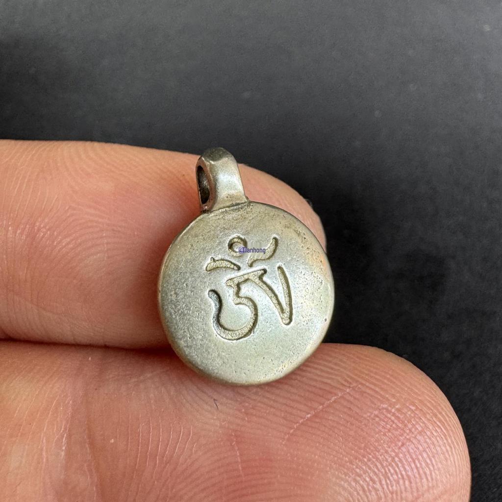 Tibetan Handmade Copper Trumpet Pendant for Buddhist Beads Bracelet