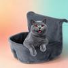 Pet Bed Hanging Style Plush Fabric Warm Cat Bed For Indoor And Outdoor Use