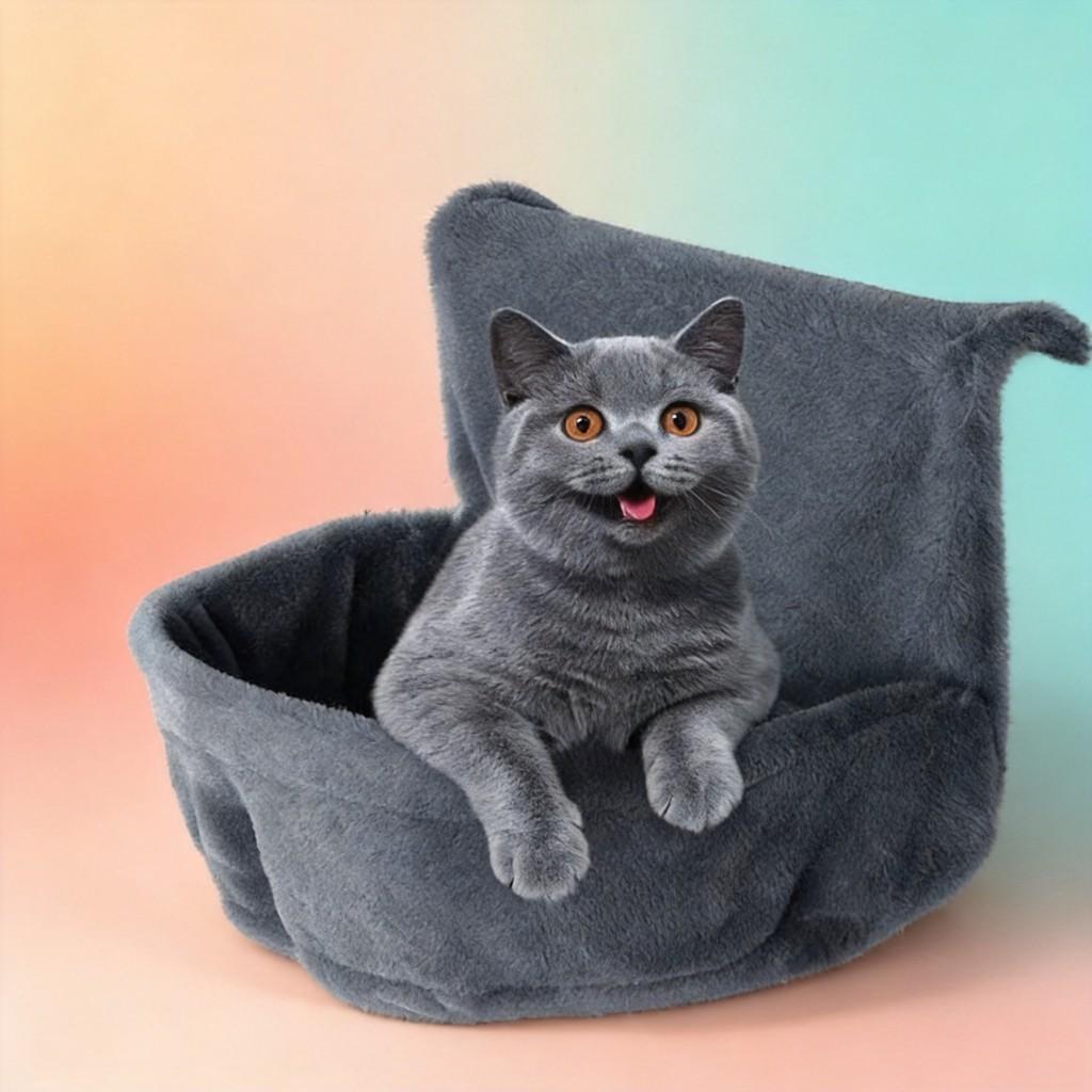 Pet Bed Hanging Style Plush Fabric Warm Cat Bed For Indoor And Outdoor Use