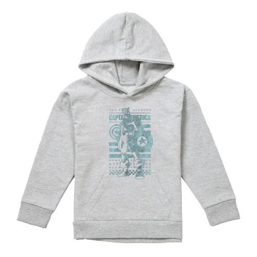 Captain America Childrens/Kids Stars & Stripes Heather Pull Over Hoodie