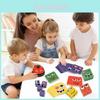 Classic Childrens Rubiks Cube Interactive Puzzle Toy With Expressive Face Blocks For Parentchild Play