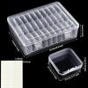 30-Compartment Desktop Jewelry Organizer Storage Box