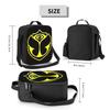 Lunch Box  Belgian Electronic Dance Music Festival Cooler Thermal Food Insulated Lunch Bag School Student