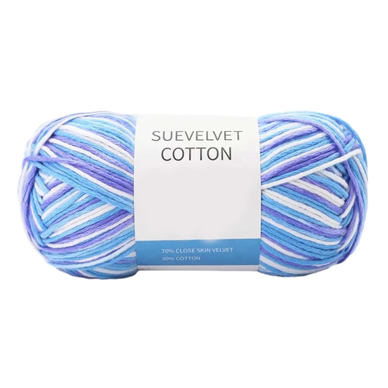 

Dyed Yarn for Crocheting Knitting Cotton Yarn for DIY Craft Gradient Color Cotton Yarn for Handmade Hat Crochet Supplies I