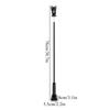Aluminum Alloy Grooming Stand Stable 360 Degree Adjustable Pet Dryer Clamp Mount Black Gooseneck Dual‑Use Dryer Support
