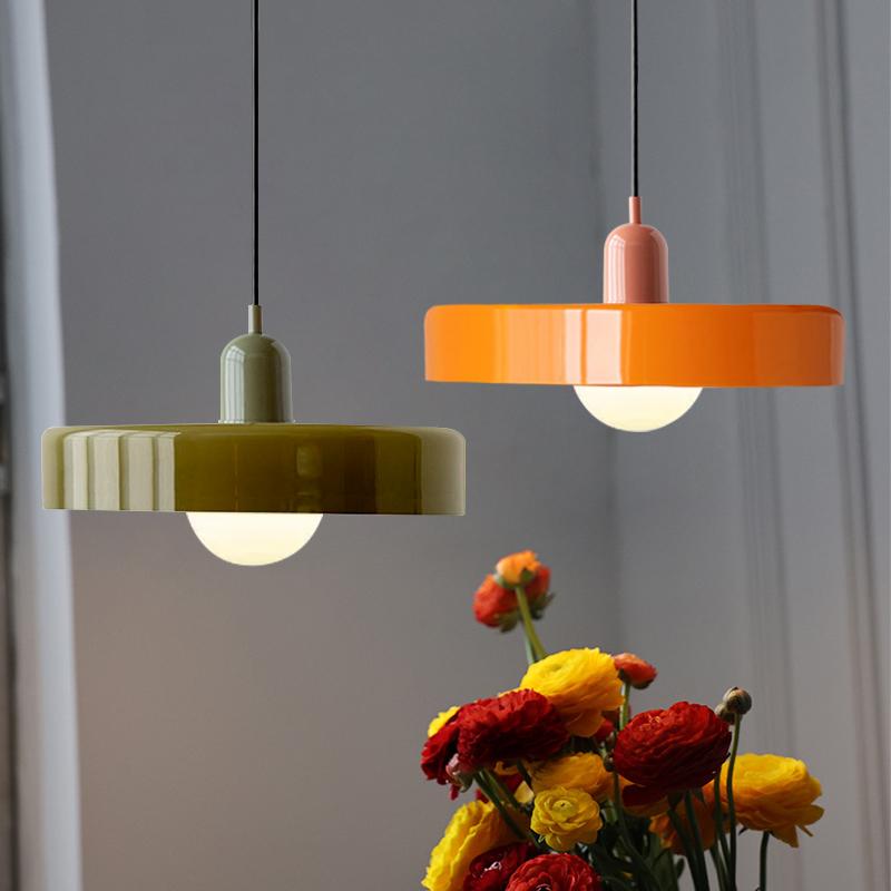 35cm Glass Pendant Light Nordic Home Decorative Ceiling Hanging Lamp For Living Room Bedroom Indoor Vintage Dining Table Fixture