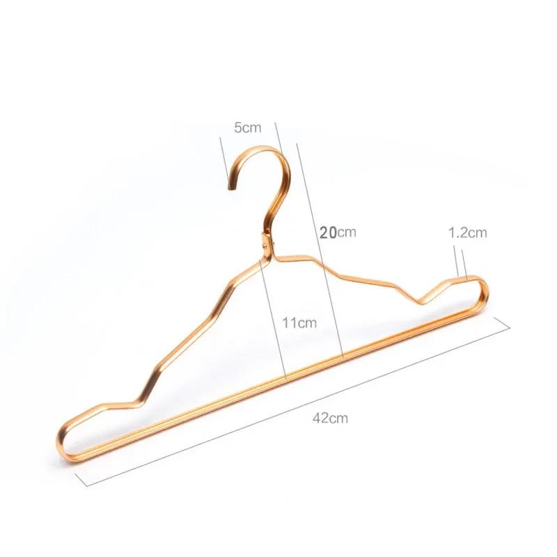 10pcs Anti-slip Aluminium Alloy Clothes Hangers Coat Hangers Drying Rack Clothing Storage Rack Wardrobe Space Saver Dropshipping