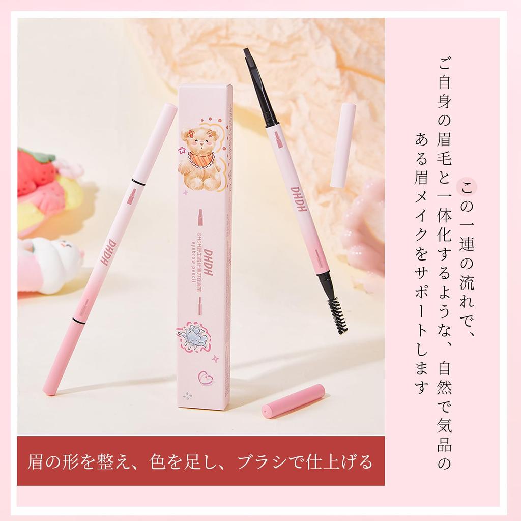 Eyebrow Pencil - Beginner-friendly, Practical Pencil, Waterproof, Long-lasting, Sweat-resistant, Natural Finish, Smudge-proof, Brow Powder-in-pencil,