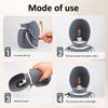 Convenient Foldable Dog Water Bottle Silicone Portable Puppy Drinking Feeder with Lanyard 800ML Dog Walking Kettle Cat