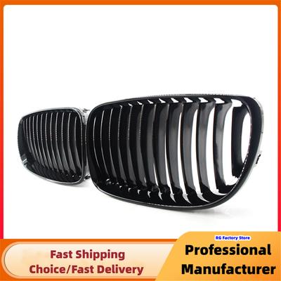 Rejilla Riñón Parachoques Delantero Para BMW E81 E87 E82 E88 Serie 1 118i 128i 130i 2007-2013 Negro Brillante Cubierta Rejilla Deportiva Coche