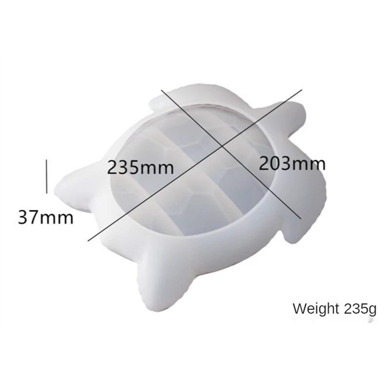 

Sea Turtle Marine Dish DIY Crystal Epoxy Resin Mold Marine Life Mold Resin Tray Plate Mould Beach Decoration белый