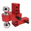 Adjustable Trailer Arm Hitch Assembly | Solid Aluminum Alloy Construction, Rigid Twin Knob