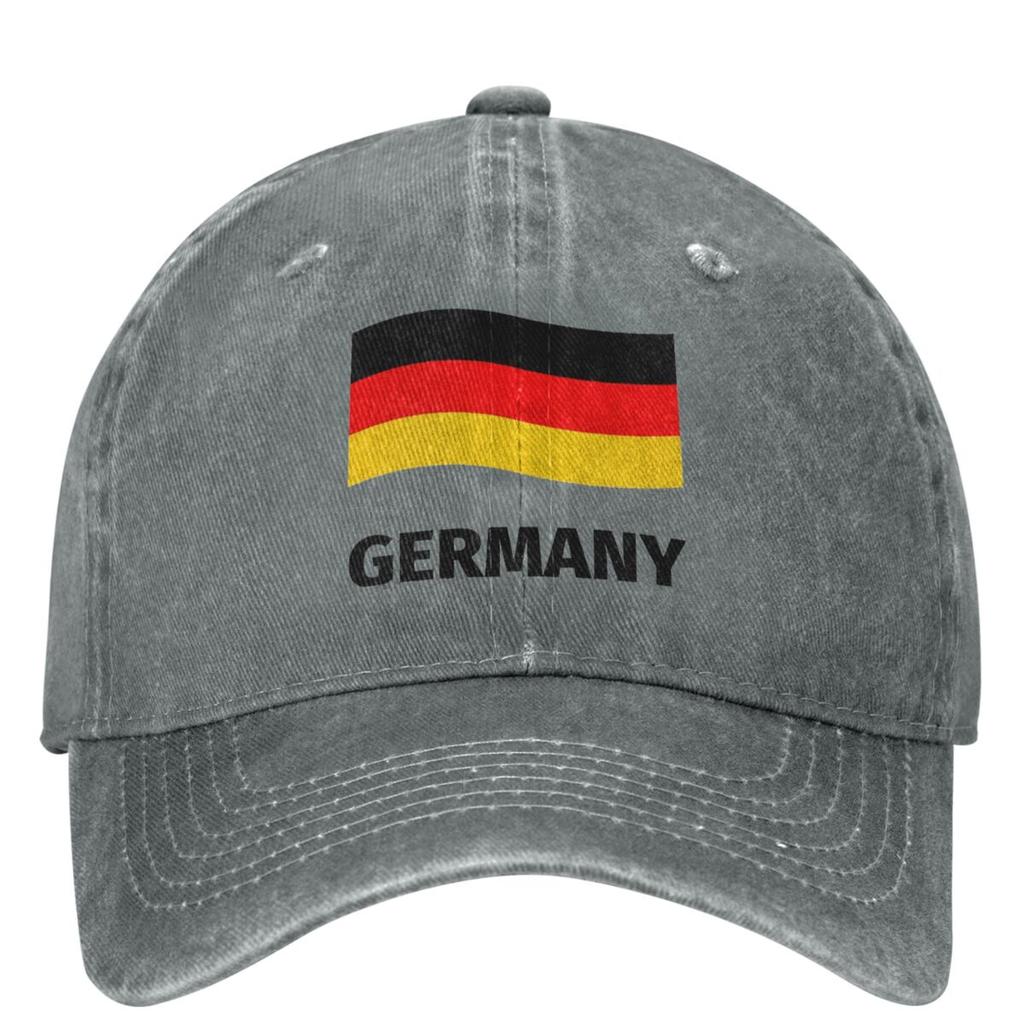GerUnisexy Flag Baseball Cap GerUnisex Tennis Skate Breathable Trucker Hat Unisex Unisex Vintage Sun protection Snapback Cap