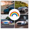 Regenbogen Autoaufkleber, Regenbogen Fensteraufkleber - Vista Auto Heckscheibenwischer Aufkleber Wetterfest