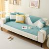 Corduroy Non-Slip Sofa Cushion Four Seasons Universal Simple Solid Color Seat Cushion Autumn and Winter Solid Wood Sofa Cushion