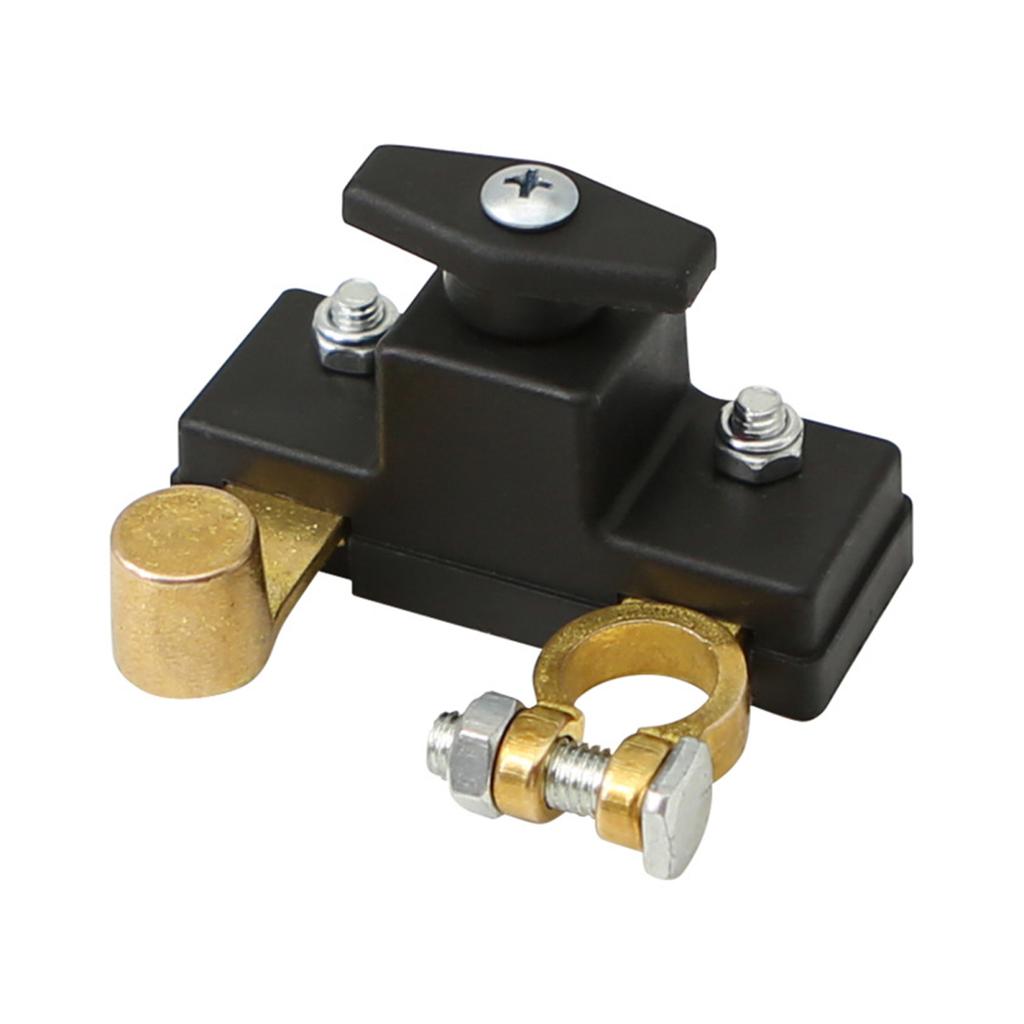 Battery Disconnect Switch for Car Truck Boat Battery Power-off Isolator Cut Off Switch 12V 24V Universal Terminal Anti-Leakage Protection