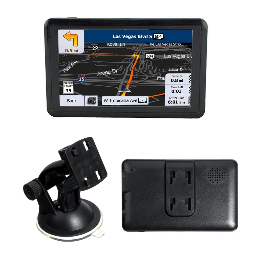 Kell 5'' Car Navigation GPS Navigator System Sat Nav European Map Speedcam Map