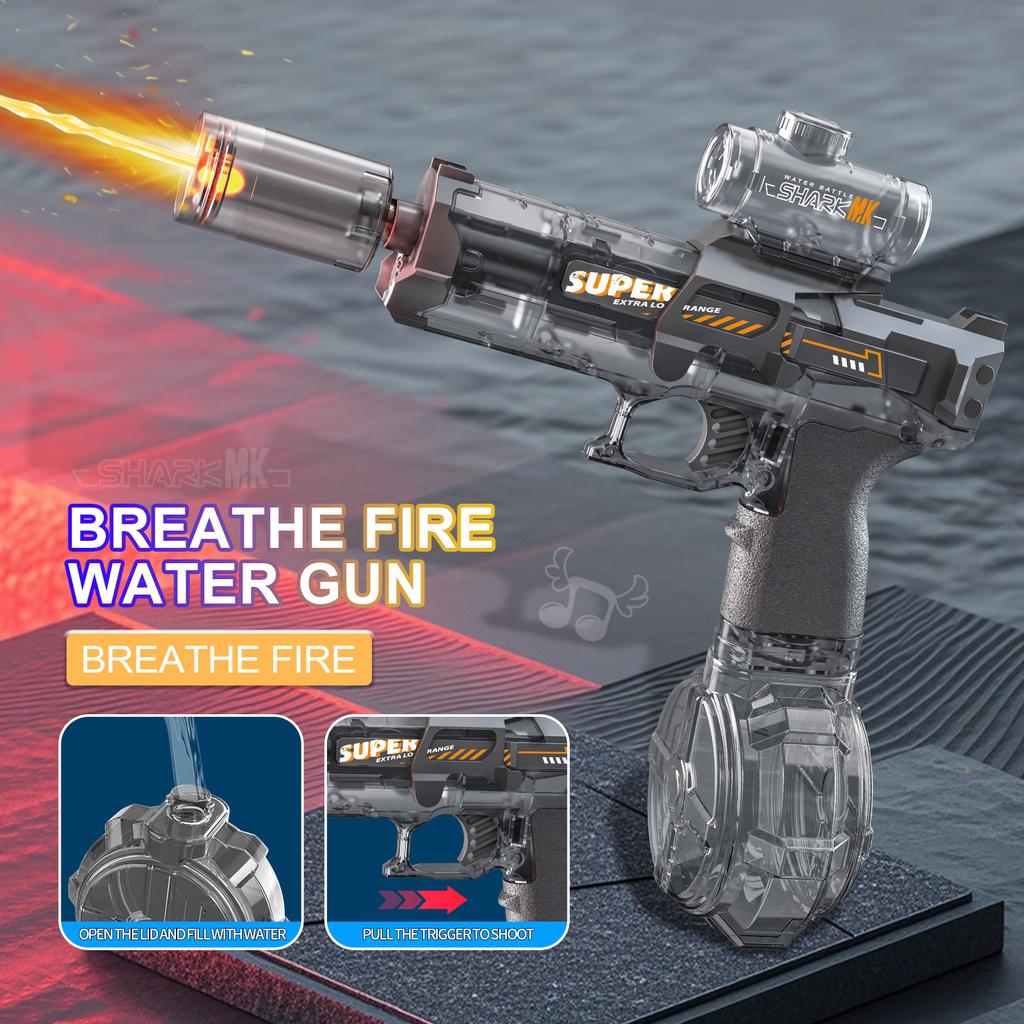 Non-Toxic New Electric Water Guns For Adults Powerful Squirt Automatic Water Blasters Summer Outdoor Beach Toy For Children Kid Gift