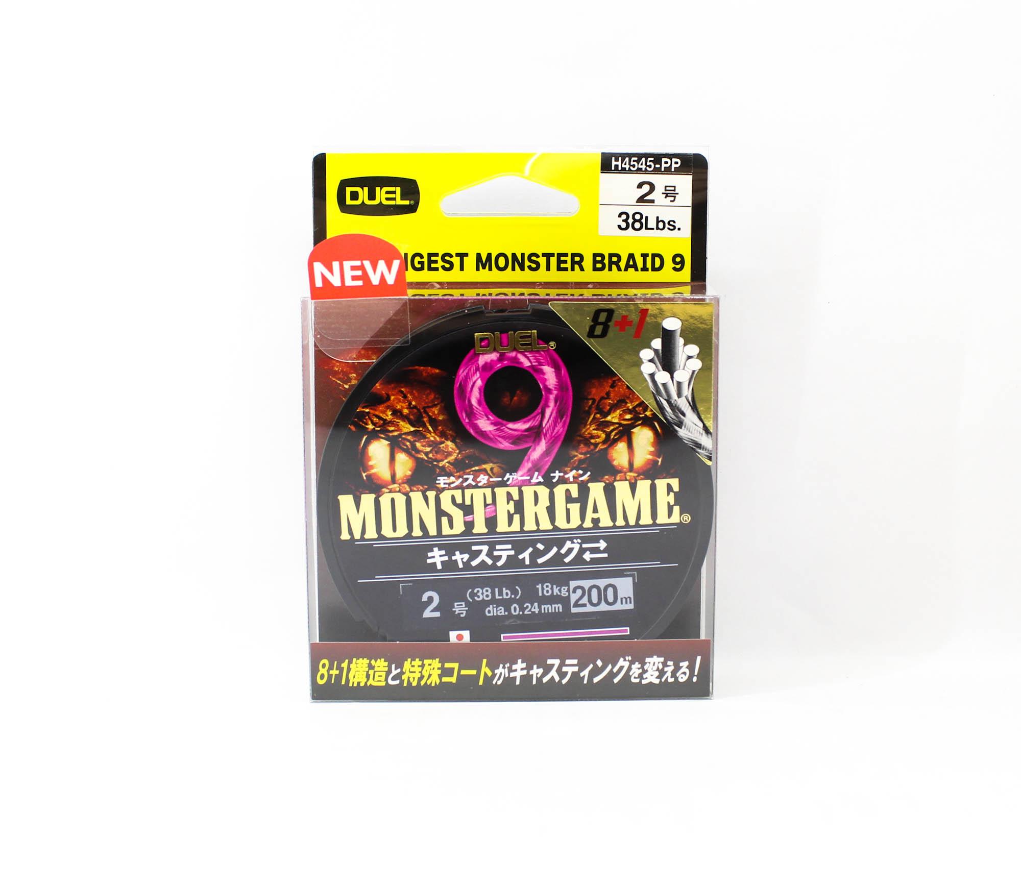 

Yo Zuri Duel P.E Line Monster Game X9 Casting Pink 200m P.E 2 (0585) фиолетовый/розовый