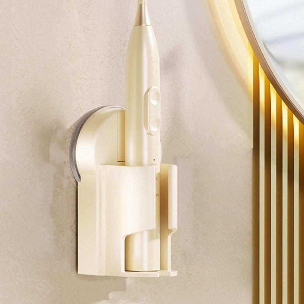 3Pcs Reusable Toothbrush Storage Base Wall Mounted Toothpaste Storage Rack  Bathroom