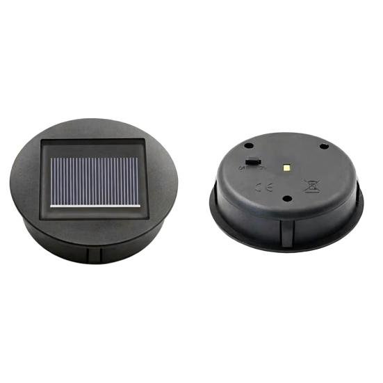 Solar-Einmachglasdeckel mit Licht, Outdoor-Glasflaschen-Solarleuchte mit LED-Lichterkette, Wasserdichtes Ladezubehör für Garten, Terrasse, Camping