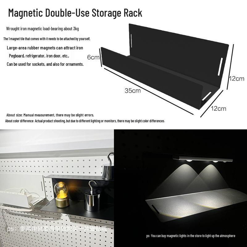 Muji-Style Magnetic Storage Rack & Accessories for Whiteboards, Doors & Refrigerators