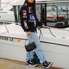 Womens Oversized Black Printed Streetwear Windbreaker Jacket Long Sleeve Casual Cycling Outerwear