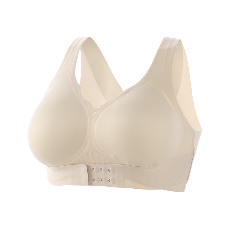 Women's Posture Correcting Seamless Bra with Front Buckle - Lifts, Shapes & Supports for Beautiful Back and Anti-Sagging.
