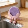 Lindo Soporte Colgante para Esponja con Drenaje Soporte para Esponja de Fregar Impreso en 3D con Piernas Colgantes Divertido Soporte de Encimera para Esponja para Fregadero de Cocina