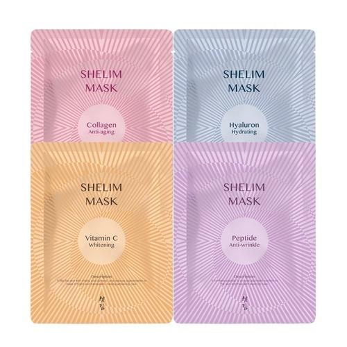 [SHELIM] SHELIM Mask Pack (10 Sheets) - Choose 1/Vitamin, Collagen, Peptide, Hyaluronic Acid_636262