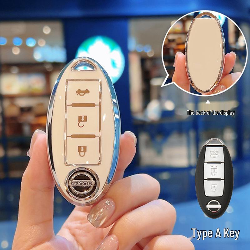 Compatible Key Covers for Nissan Models: Sylphy, Teana, Qashqai, X-Trail, Tiida, Kicks, Murano.