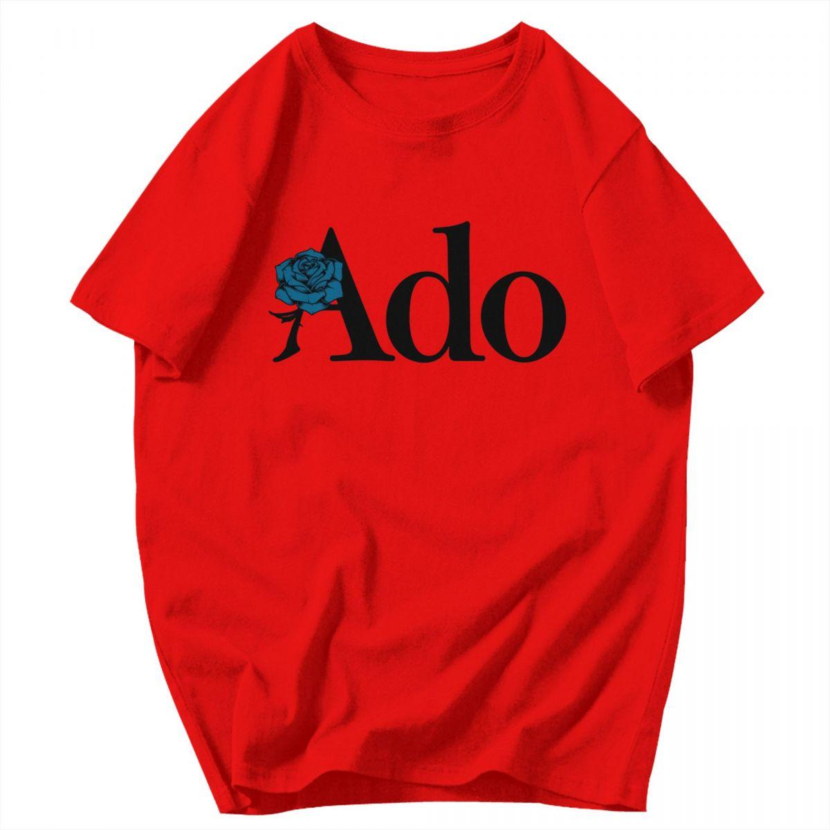 Men T Shirt Ado Blue Rose Wish World Tour Idea Y2K Graphic Customized Unisex Clothing T Shirts S
