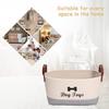 Cotton Multifunction Storage Basket With Handles For Home Organization And Toy Storage